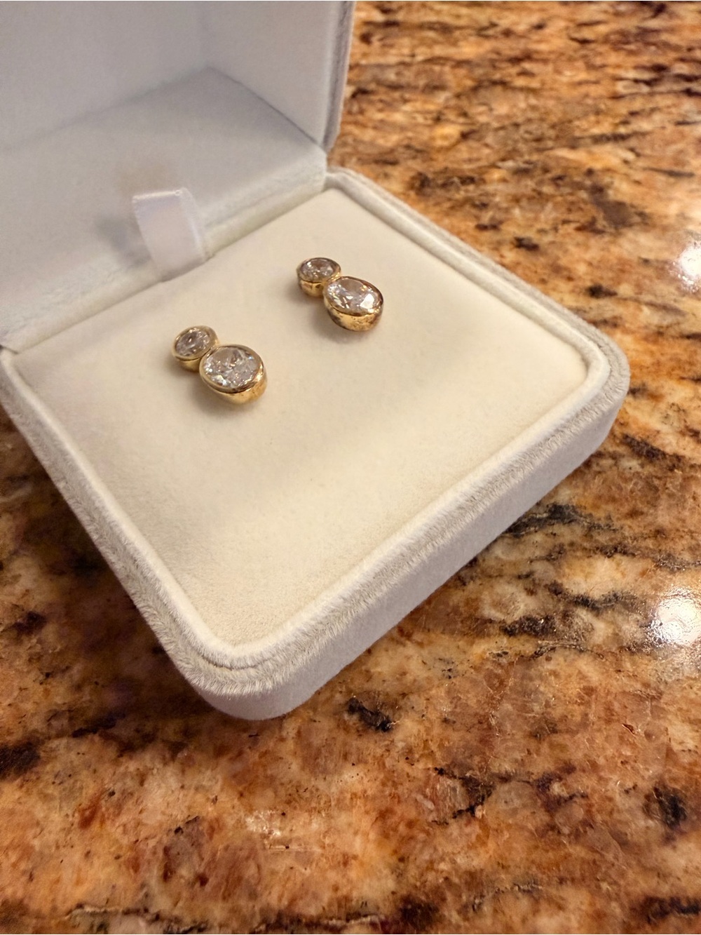 Alexa Leigh Jordan Earrings Pair Yellow Gold Vermeil New in Box